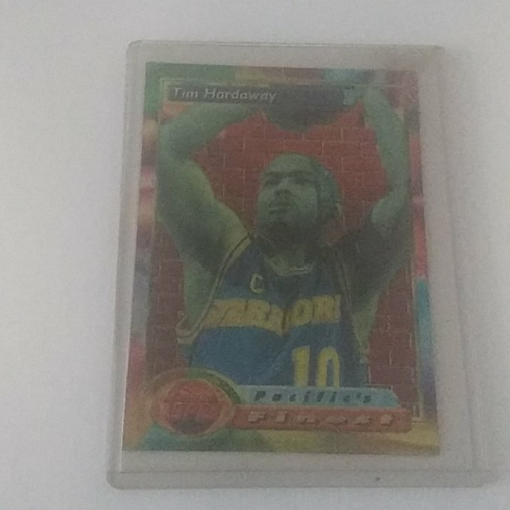 Tim Hardaway topps refractor basketball card